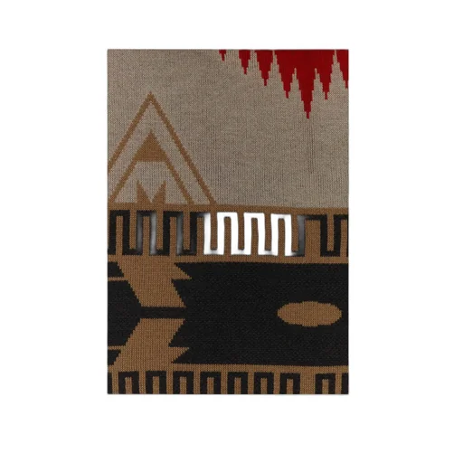 Icon Jacquard Fringed Blanket