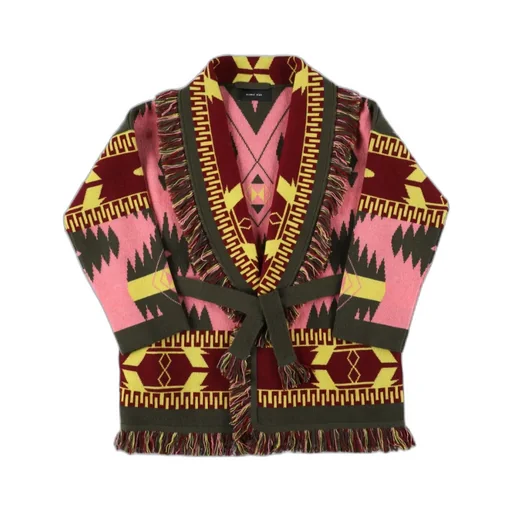 Icon Jacquard Cashmere Cardigan
