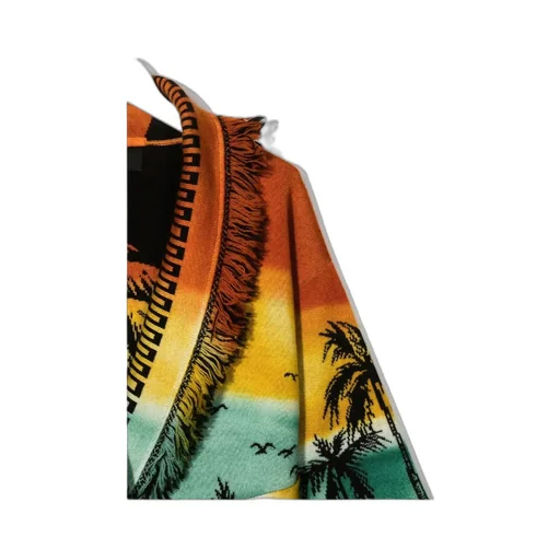 Palm Tree Printed Cardigan
