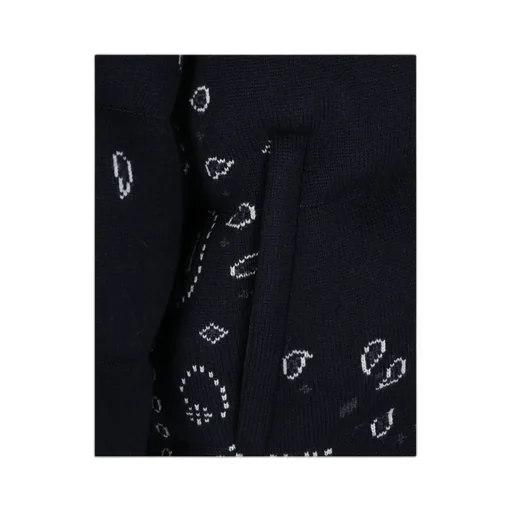 Paisley Printed Zipped Padded Jacket
