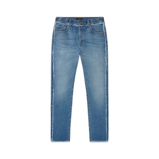 Fringed Straight Jeans