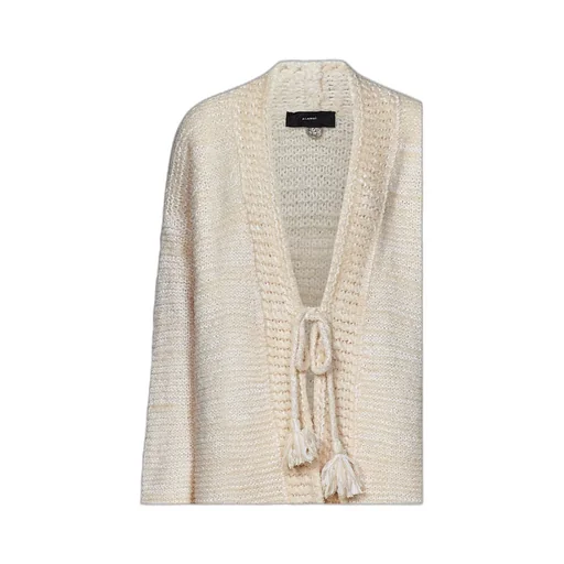 Bright Hues Fringed Knitted Cardigan