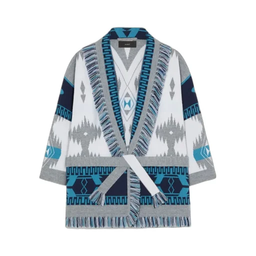 Icon Jacquard Belted Cardigan