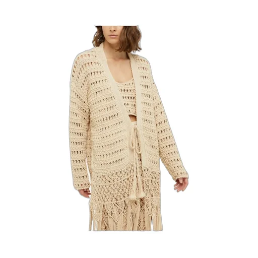 V-Neck Fringed Cardigan