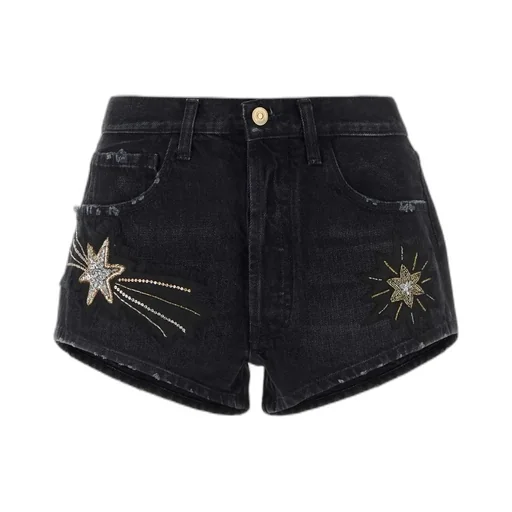 The Wandering Star Mid-Rise Denim Shorts