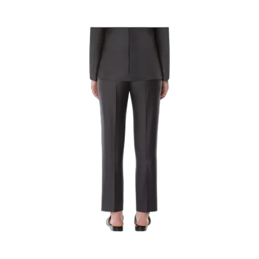 Pleated Front Tapered Leg Slacks