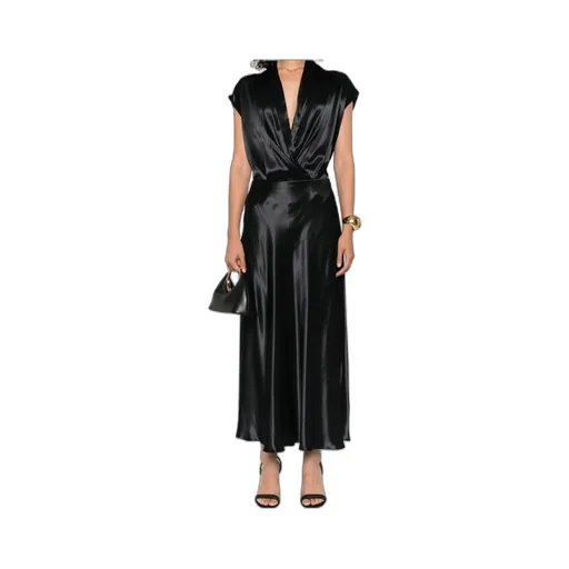 Satin-Effect Twist Blouse
