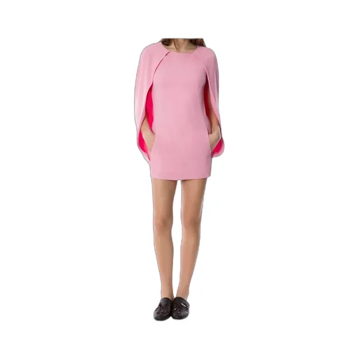 Stretch Cape Mini Dress