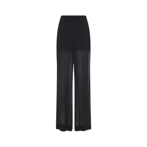 Pleated-Front Palazzo Trousers