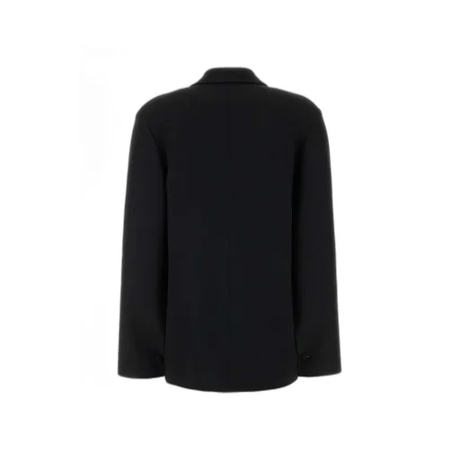 Stretch Crepe Single-Breasted Blazer