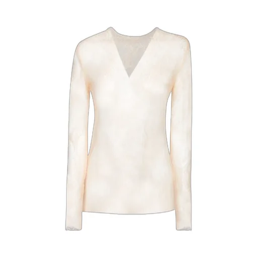 Long Sleeves V-Neck Lace Top