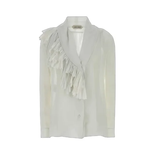 Ruffled Georgette Blouse