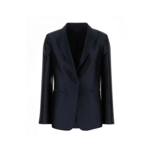 Single Breasted Satin Jacket
