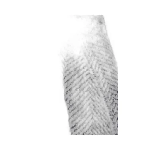 Herringbone-Pattern Coat