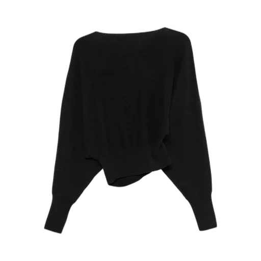 Batwing-Sleeve Sweater