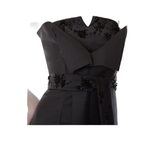 Embroidered Bustier Dress