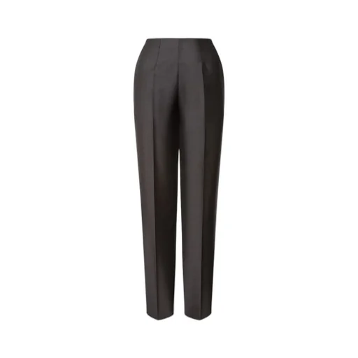 Pleated Front Tapered Leg Slacks