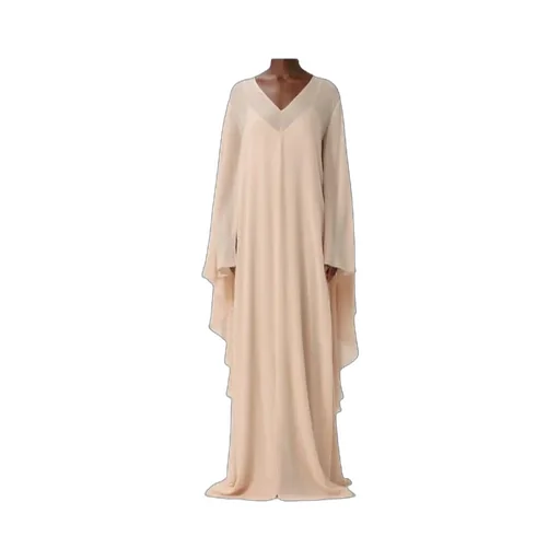 Kimono V-Neck Long Dress