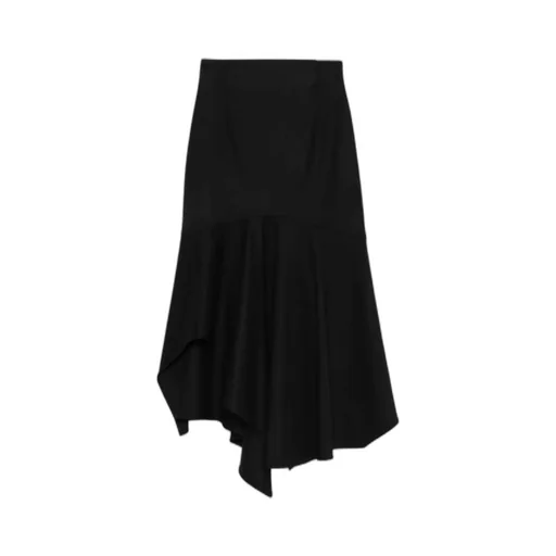 Asymmetric Ruffled Skirt
