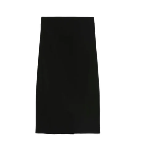 Pencil Wool-Blend Skirt