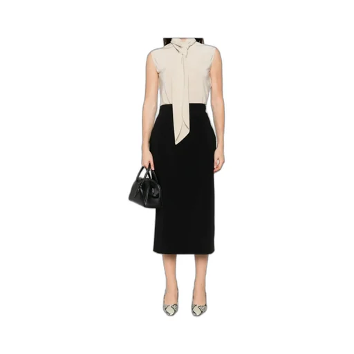 Pencil Wool-Blend Skirt