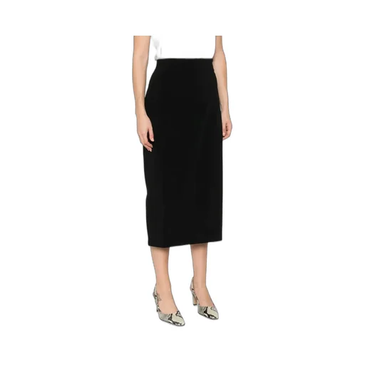 Pencil Wool-Blend Skirt
