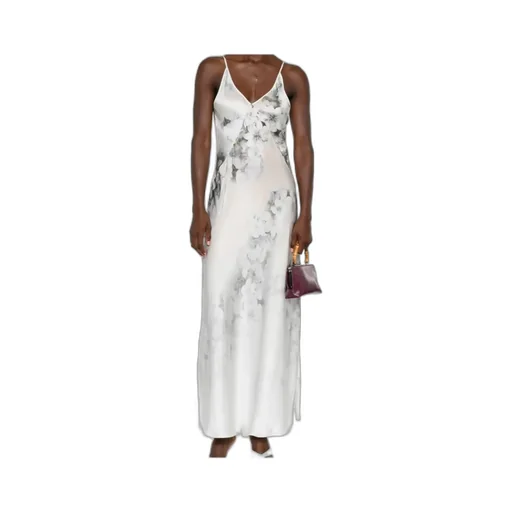 Floral-Print Slip Day Dress