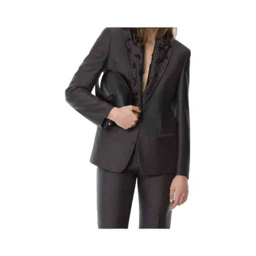 Long-Sleeved Suit Jacket