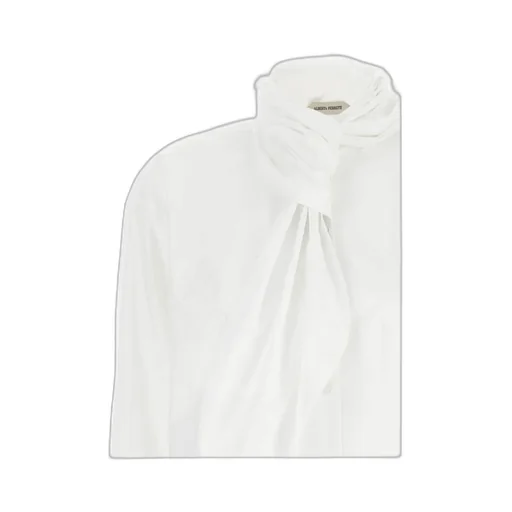 Knot Tie Detailed Poplin Shirt