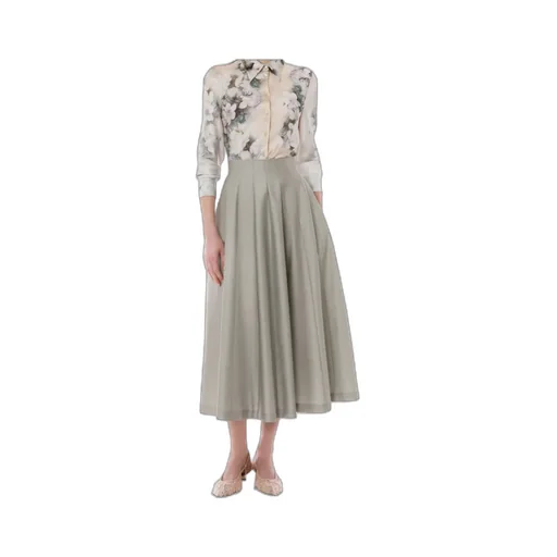 High Waist Midi Skirt