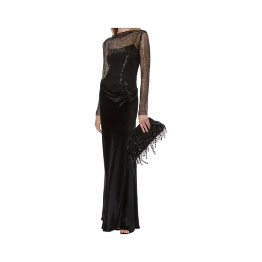 Sequin-Embellishment Maxi Dress