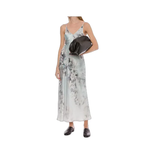 Degrade' Print Washed Satin Slip Dress