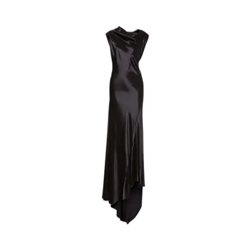 Satin Long Dress