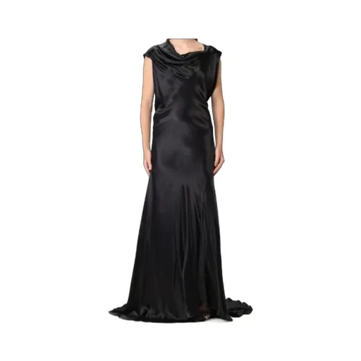Satin Long Dress