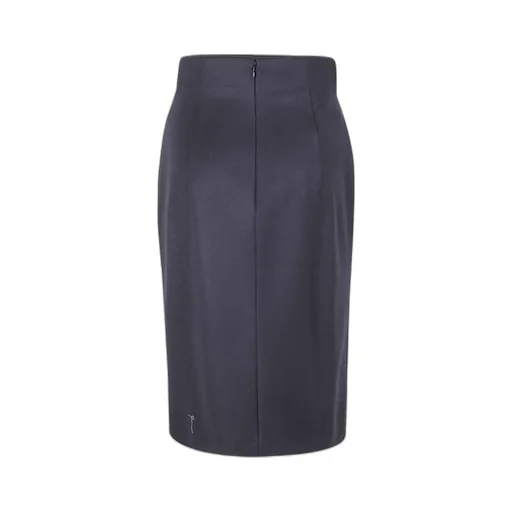 Wool-Blend Pencil Skirt