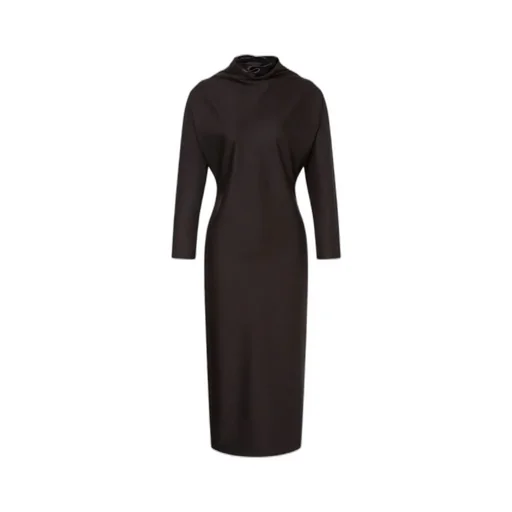 Mock-Neck Dress