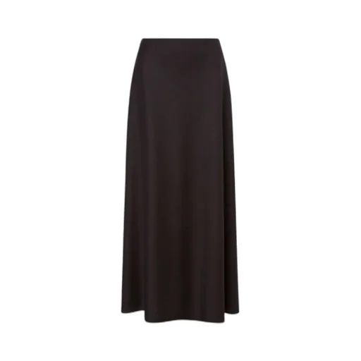 High Waist Pleated Midi Skirt