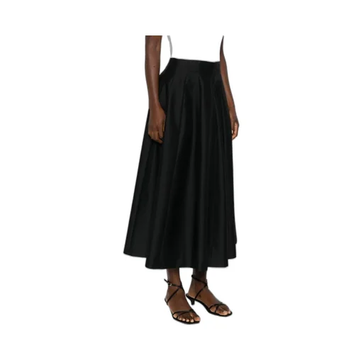 Pleated Midi Skirt