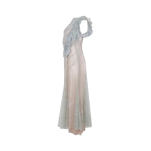 Lace Sleeveless Long Dress
