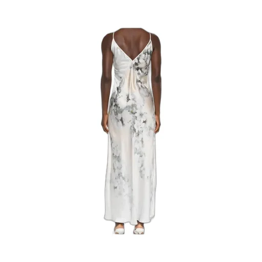 Floral-Print Slip Day Dress