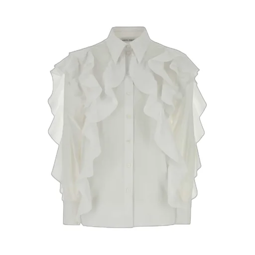 Ruffled Poplin Shirt