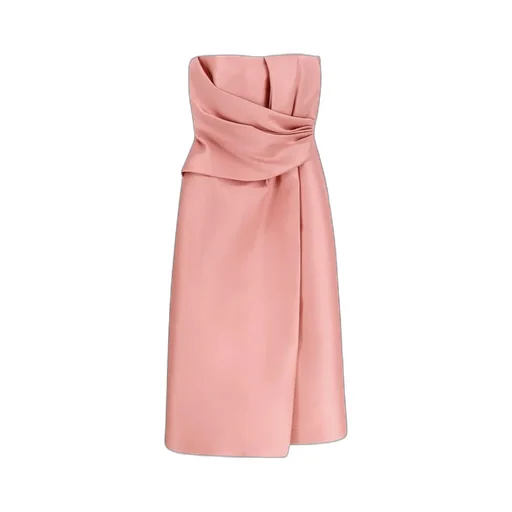 Mikado Cocktail Longuette Dress