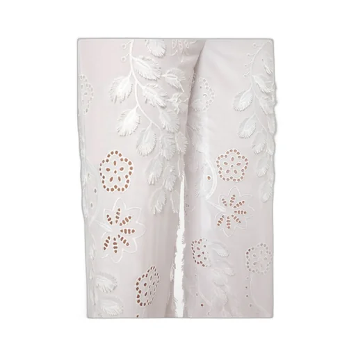 Floral Embroidered Pants