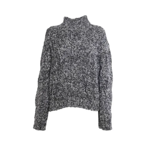 High-Neck Long-Sleeve Jumper