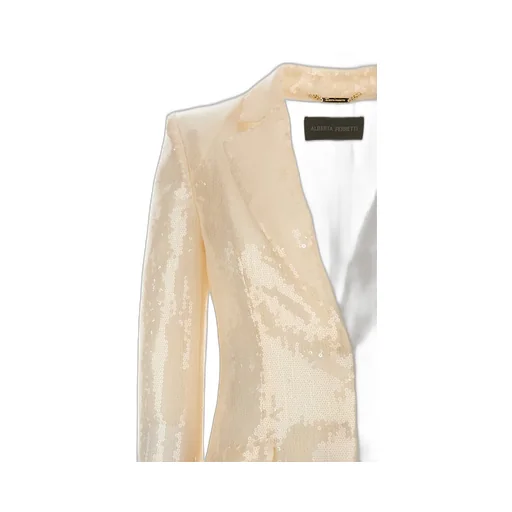 Sequin Embellished Single-Breasted Blazer