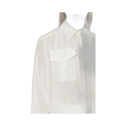 High-Low Hem Poplin Shirt