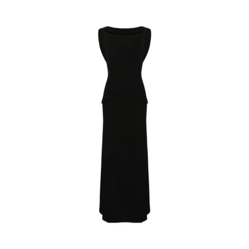 Low-Back Sleeveless Maxi Dress