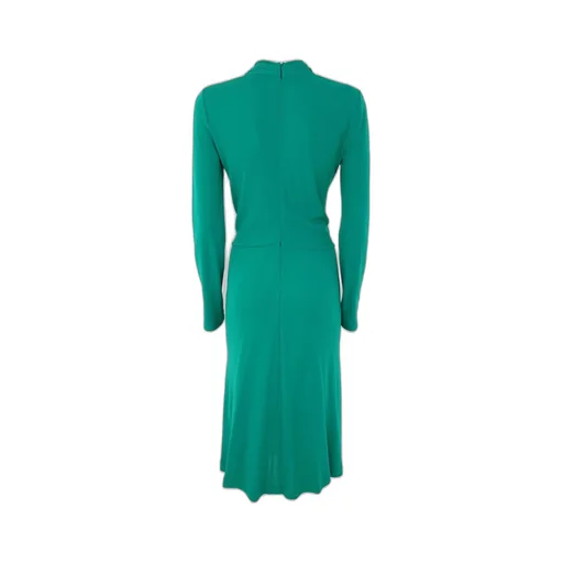 V-Neck Long-Sleeved Dress