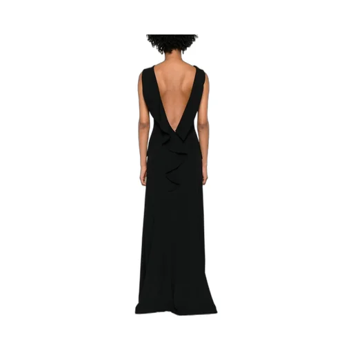 Low-Back Sleeveless Maxi Dress