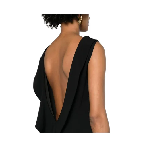 Low-Back Sleeveless Maxi Dress